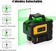 3d Green Laser Level Self Leveling Cross Line Profession Laser 98ft Measurement