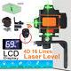 4d 16 Lignes Green Light Laser Level Auto Self Leveling 360° Rotary Measurement Cross