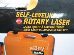 600 $ Johnson Autolissant Rotary Laser Level Kit 40-6539 Mis Tout Neuf Dans La Boîte