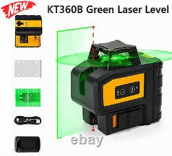 Auto-nivelage Vert Niveau Laser 360 Degree Cross Line Avec 2 Taches Plumb