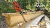 Autopropulsed Chainsaw Turning Logs Into Perfect Boards