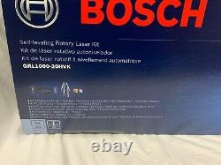 Bosch Grl1000-20hvk Auto Nivellement 1000ft Rotary Laser Kit Manquant Récepteur #a192