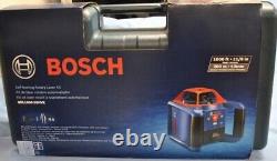 Bosch Grl1000-20hvk-rt Kit Laser Rotaire Auto-niveau 1000' Brand New