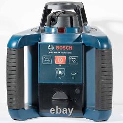 Bosch Grl250hv Unité De Niveau Laser Rotatif Automatique + Unité De Récepteur + Télécommande