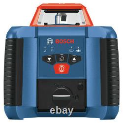 Bosch Grl4000-80chv-rt Revolve2000 Laser Auto-niveau Kt Certifié Remis À Neuf