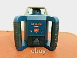 Bosch Grl400h Laser Rotatif À Nivellement Automatique Avec Boîtier Et Récepteur Spectral H320