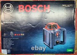 Bosch Grl80020hvk Auto Nivellement 800ft Rotary Laser Kit Nouveau