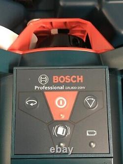 Bosch Grl800-20hv Laser Rotatif À Nivellement Automatique 800ft Avec Boîtier