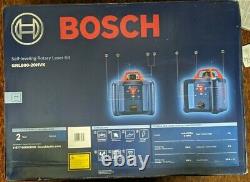 Bosch Grl800-20hvk Autolissant Rotary Laser Kit Nouveau! (cr)