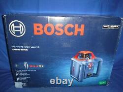 Bosch Grl800-20hvk Self Leveling Rotary Laser Kit 800ft. +-3/16 Nouveau