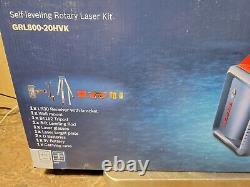 Bosch Grl800-20hvk-rt 800 Ft. Kit De Niveau De Laser Rotatif D'auto-niveautage Nouveau