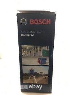 Bosch Grl800-20hvk-rt Kit Laser Rotatif De 800ft Avec Trépied Et Tige De 8ft