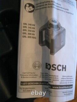 Bosch Grl 240 Hv Rotary Laser Level Kit Avec Boîtier