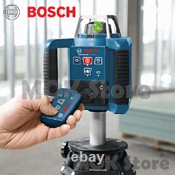 Bosch Grl-300hvg Professional Rotary Laser Level Set Lr1g Rc1 Wm4