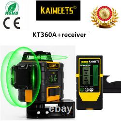 Bosch Vs Kaiweets 3d Auto-nivelage Vert Niveau Laser Avec Détecteur Laser