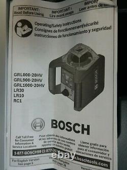 Bosch (grl1000-20hv) Kit Laser Rotaire Auto-niveau / Système