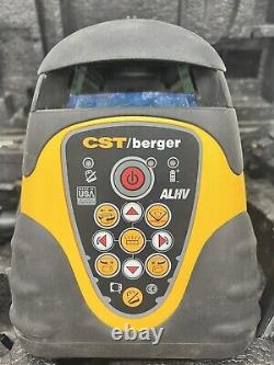 CST/Berger ALHV Niveau automatique horizontal + vertical Laser rotatif avec télécommande et récepteur