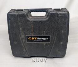 Cst/berger Algr Laser Rotatif D'auto-niveautage Avec Ld440 Reciever, Remote, Cas