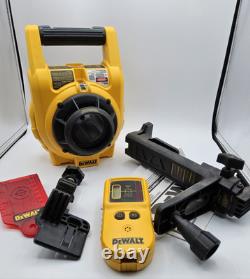 DeWALT DW074 Laser Rotatif Autonivelant Sans Fil avec Détecteur de Laser DW0742 EXC