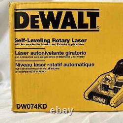 DeWalt DW074KD Laser rotatif intérieur/extérieur à nivellement automatique robuste