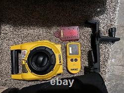 Dewalt 150 Ft. Red Self-leveling Rotary Laser Level With Detector & Clamp, Mur
