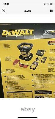Dewalt Dw079lr Self Leveling 20 Volt Rotary Laser Level 200' Gamme Brand-new