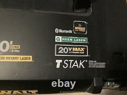 Dewalt Dw080lgs 20v Max Tool Connect Green Grade Rotary Laser Level Kit
