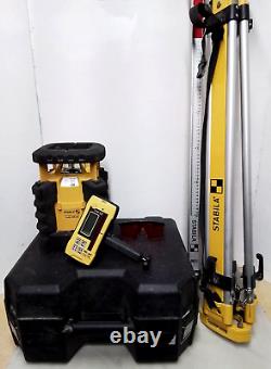 Ensemble complet de niveau laser rotatif auto-nivelant Stabila Laser Lar 300