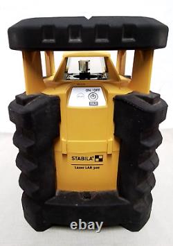 Ensemble complet de niveau laser rotatif auto-nivelant Stabila Laser Lar 300