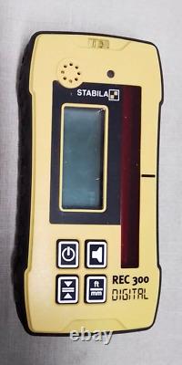 Ensemble complet de niveau laser rotatif auto-nivelant Stabila Laser Lar 300