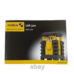 Ensemble complet de niveau laser rotatif autonivelant Stabila Laser Lar 300
