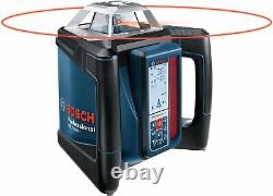 Ensemble laser rotatif auto-nivelant BOSCH GRL 500 HCK en boîte ouverte