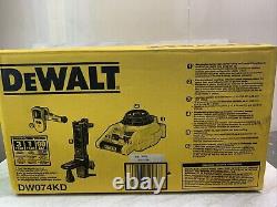 Ensemble laser rotatif intérieur/extérieur autonivelant DEWALT DW074KD 100 pieds