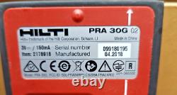 Hilti Pr 30-hvsg A12 Niveau Laser Vert Auto-rotation / Batterie Li-ion Et Chargeur