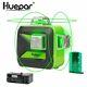 Huepar 3d Cross Ligne Niveau Laser Rotatif Green Cross Laser Line Autolissant 40m