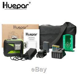 Huepar 603cg Autolissants Rotary Grade Laser Niveau Avec Trépied Et Kit Récepteur