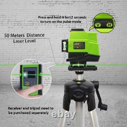 IE12,12 lignes faisceau vert 360° Niveau laser rotatif autonivelant horizontal et vertical