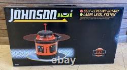Johnson 40-6517 Système De Niveau De Laser Rotatif Auto-échelonné Brand New