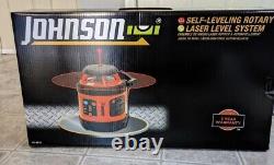 Johnson 40-6517 Système De Niveau De Laser Rotatif Auto-échelonné Brand New