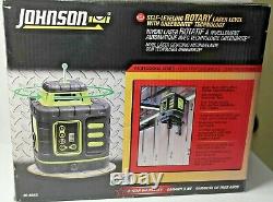 Johnson 40-6543 Autolissants Niveau Laser Rotatif Avec Greenbrite Technology