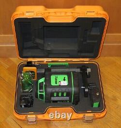 Johnson 40-6543 GreenBrite Kit de niveau laser rotatif autonivelant VERT NOUVEAU