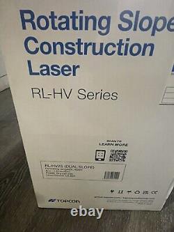Kit de laser de construction multi-usage Topcon RL-HV2S à double pente auto-nivelante 80X