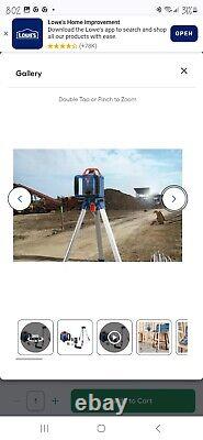 Kit de niveau laser rotatif auto-nivelant Botch 1000 Ft rouge