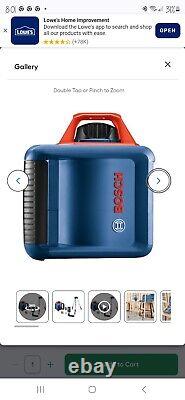 Kit de niveau laser rotatif auto-nivelant Botch 1000 Ft rouge