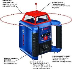 Kit de niveau laser rotatif horizontal autonivelant REVOLVE4000 Bosch GRL4000-80CHVK-LR