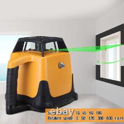 Kit de niveau laser rotatif / rotatif vert auto-nivelant 360 avec une portée de diamètre de 500 mètres