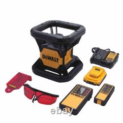 Kit de niveau laser rotatif rouge auto-nivelant DeWalt DW074LR 20V MAX