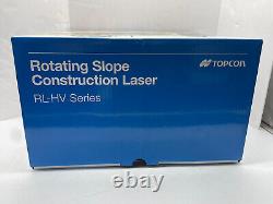 Kit laser de construction polyvalent Topcon RL-HV2S à double pente autonivelante