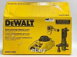 Kit laser rotatif autonivelant Dewalt Dw074kd pour intérieur/extérieur (ud7018116)