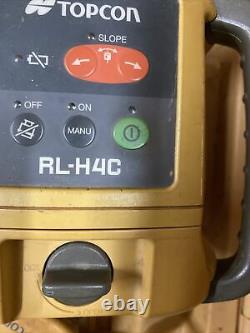 Laser Rotatif D’auto-nivellement Topcon Rl-h4c D’occasion Avec Récepteur Ls-80l